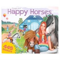 DEPESCHE Klistermærkebog Happy Horse